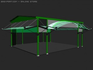 outside bar Model 3D