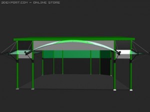 outside bar Model 3D