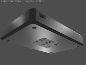 sweex external card reader 3D Model