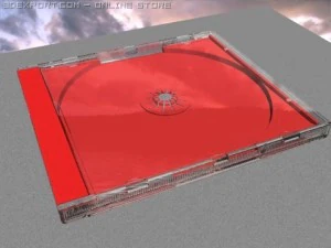 caixa de CD Modelo 3D