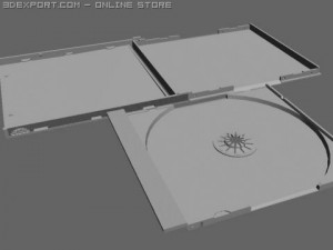 cd case 3D मॉडल