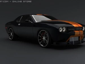 dodge challenger 3D Model