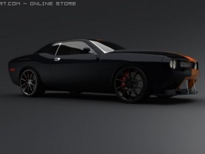 dodge challenger 3D Model