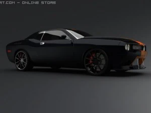 dodge challenger 3D Model