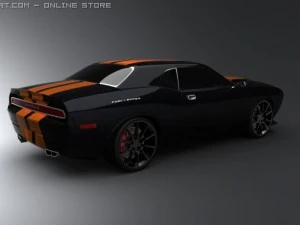 dodge challenger 3D Model