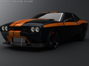 dodge challenger 3D Model