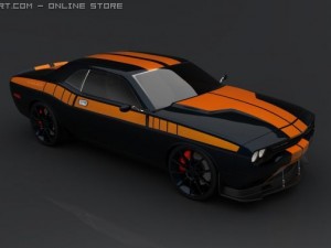 dodge challenger 3D Model