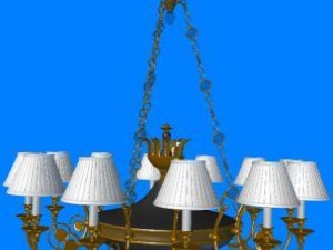 chandelier   girandole 3Dモデル