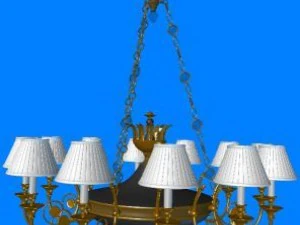 lampadario girandole Modello 3D