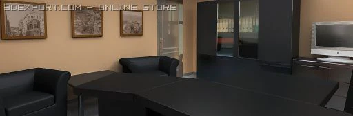 furniture office 3D Model .c4d .max .obj .3ds .fbx .stl .blend