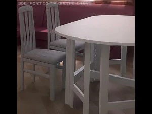 porta della sedia del tavolo Modello 3D