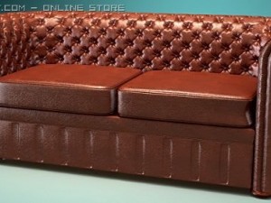 divan (sofa) chesterfield Model 3D