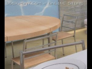 kitchen table chair Model 3D