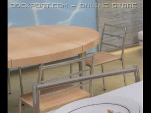 kitchen table chair 3D Model