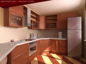 italy kitchen Model 3D