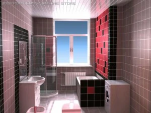 ванная комната 2 3D Модель