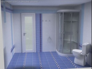 full bathroom project! Model 3D