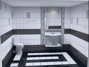 повний проект ванної кімнати 3D Модель