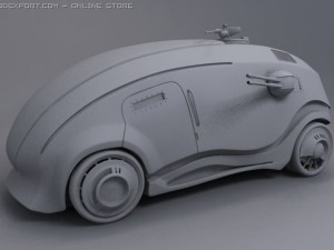 combat lorry 3D Model