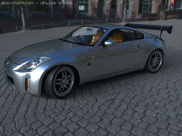 nissan fairlady 3D Model .c4d .max .obj .3ds .fbx .stl .blend 