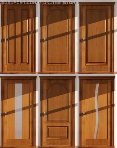 doors Model 3D .c4d .max .obj .3ds .fbx .stl .blend 