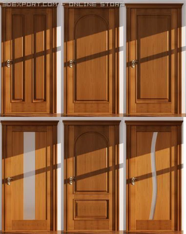 doors 3D Model .c4d .max .obj .3ds .fbx .stl .blend