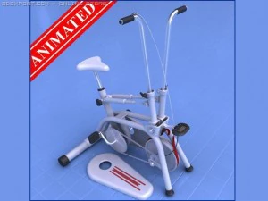 machine &agrave; v&eacute;lo Modèle 3D