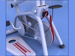 cycling machine 3D Model