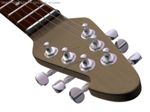 electric guitar ritm  solo 3D Модель