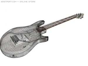 electric guitar ritm  solo 3D Model