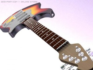 electric guitar ritm  solo 3D Модель