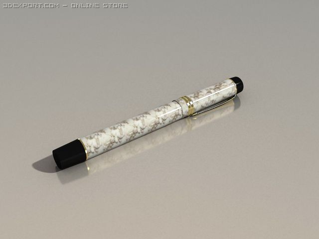 parker pen duo 3D 모델 .c4d .max .obj .3ds .fbx .stl .blend 