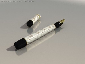parker pen duo 3D 모델