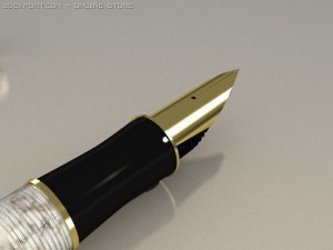 parker pen duo 3D 모델