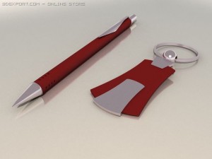 pen and trinket 3D Модель
