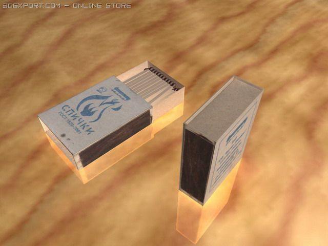 russian matches 3D मॉडल .c4d .max .obj .3ds .fbx .stl .blend 
