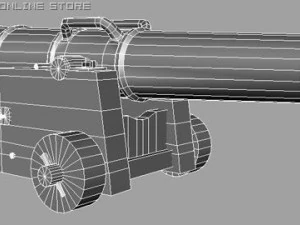 3d ships cannon ship 3D Model