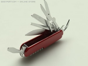 penknife Modelo 3D