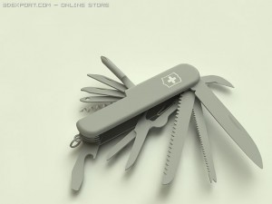 penknife Modelo 3D