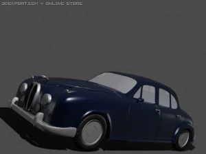 jaguar mk2 3D Model