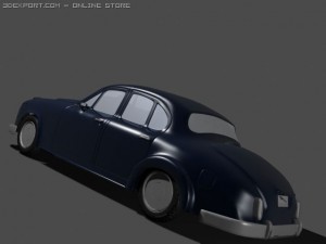 jaguar mk2 Model 3D