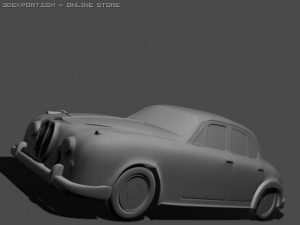 jaguar mk2 Model 3D