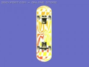 3d skateboard Modèle 3D