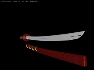 katana of emperor (sword) 3D Model