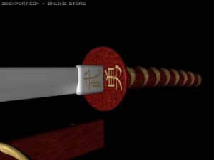 katana of emperor (sword) 3D Model