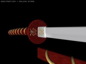 katana of emperor (sword) 3D Model