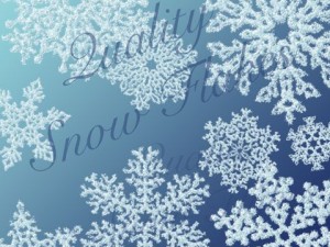 10 fluffy snowflakes CG Textures
