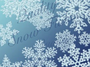 10 soffici fiocchi di neve CG Textures