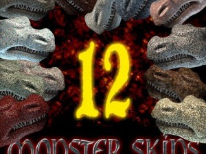 monster skin tga CG Textures