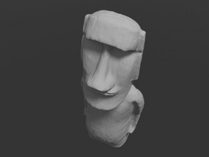 roy easter island statue high poly 3D 模型